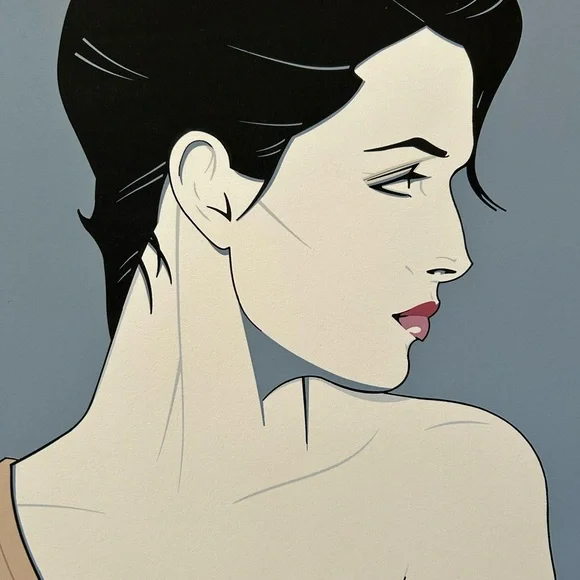 Patrick Nagel Serigraph Print NC4 23x36 1984 - Picture 6 of 6